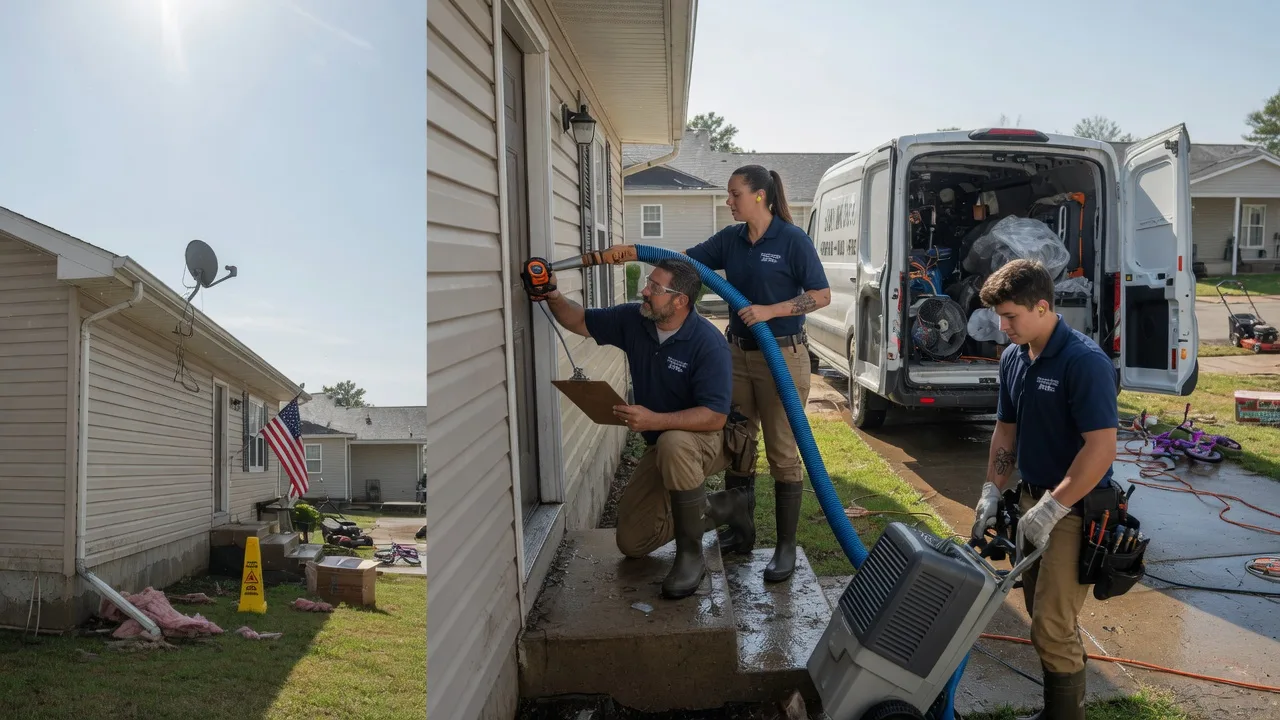 Ceiling Water Damage Restoration in Wardville, OK near me
