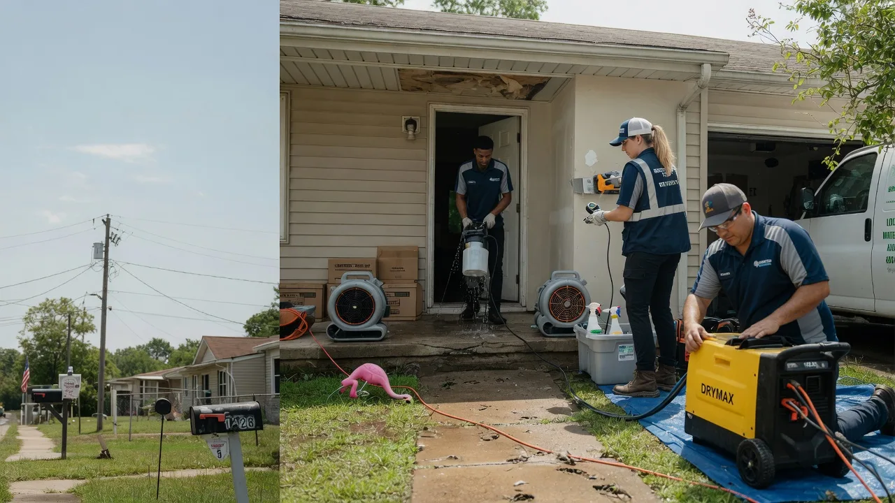 Storm Damage Water Removal in Wardville, OK near me